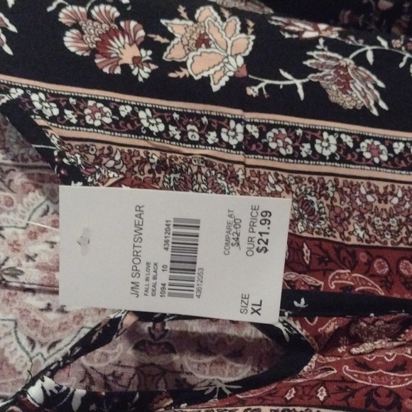 Sami & Jo peasant blouse womens size XL - Picture 4 of 8